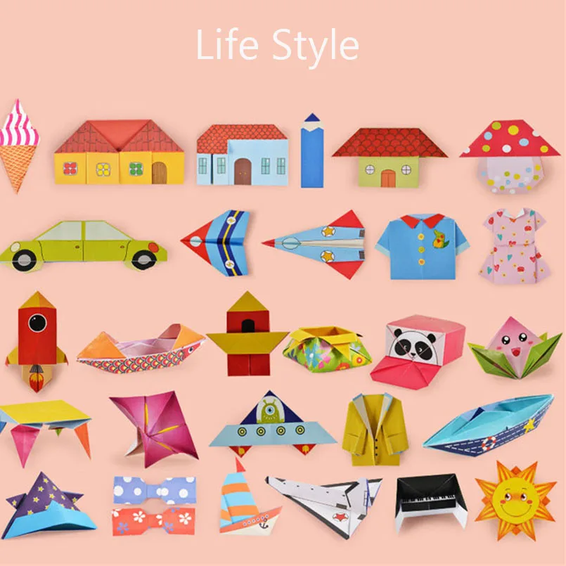 54 Pages Montessori Toys DIY Kids Craft Toy 3D Cartoon Animal Origami Handcraft Paper Art Learning Educational Toys for Children - Image 5