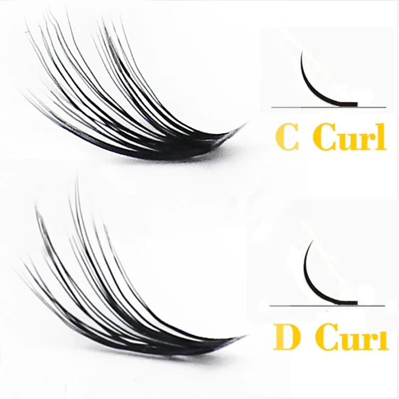 60 bundles/box 20/30/40D Individual Cluster Eyelash Extension Natural Mink Eyelashes Professional Makeup tools Lashes wholesale - Image 2
