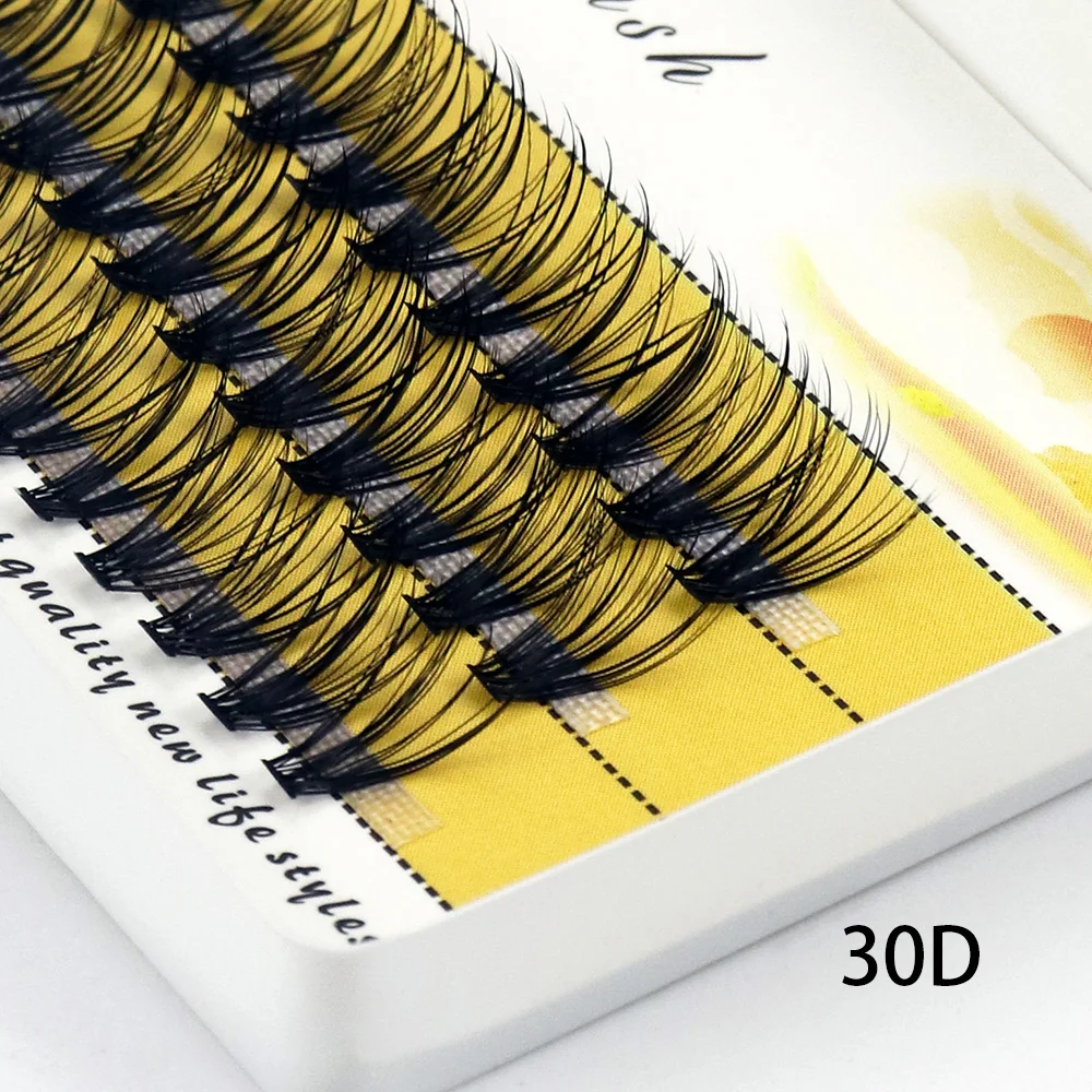 60 bundles/box 20/30/40D Individual Cluster Eyelash Extension Natural Mink Eyelashes Professional Makeup tools Lashes wholesale - Image 4