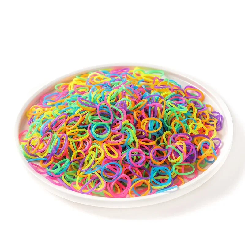 600 Pcs DIY Toys Rubber Bands Bracelet for Kids or Hair Rubber Loom Bands Refill Rubber Band Make Woven Bracelet DIY Christmas - Image 5