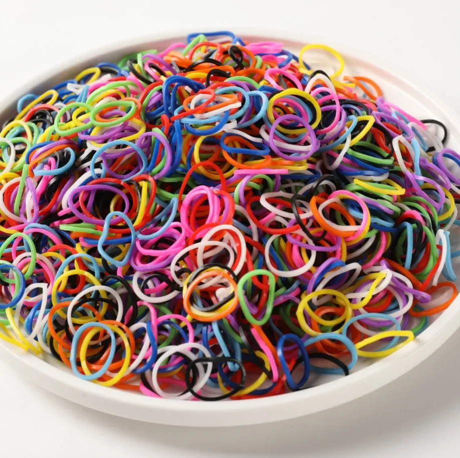 600 Pcs DIY Toys Rubber Bands Bracelet for Kids or Hair Rubber Loom Bands Refill Rubber Band Make Woven Bracelet DIY Christmas - Image 6