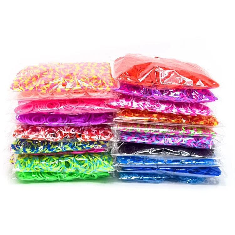 600PCS Rainbow Mega Refill Rubber Bands Bracelets Bands Party Favor Arts & Crafts, DIY Toys for Girls - Image 3