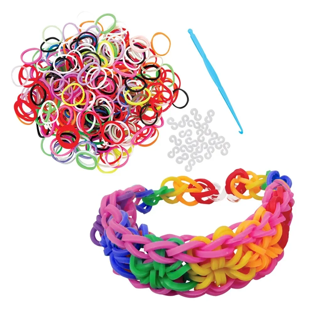 600PCS Rainbow Mega Refill Rubber Bands Bracelets Bands Party Favor Arts & Crafts, DIY Toys for Girls - Image 5