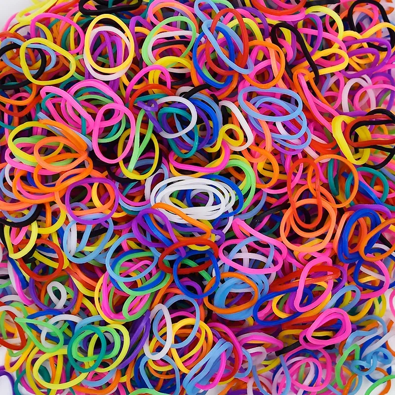 600PCS Rainbow Mega Refill Rubber Bands Bracelets Bands Party Favor Arts & Crafts, DIY Toys for Girls - Image 6