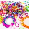600pcs Elastic Rubber Loom Bands Wrist Woven Necklaces Bracelets For DIY Girls Children Party Toy Gift Craft Jewelry Making