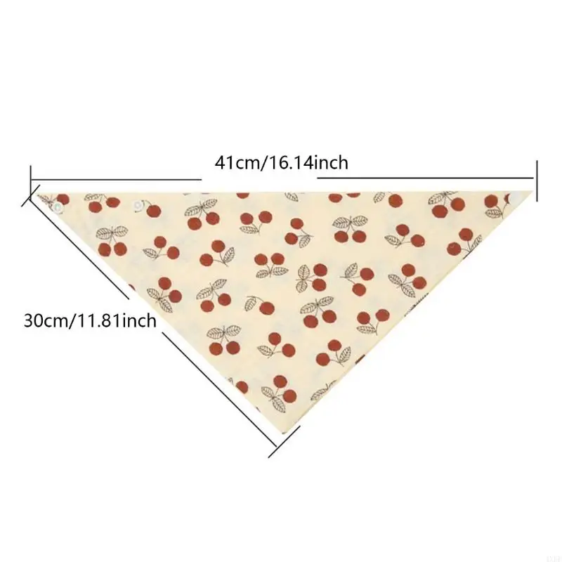 6pcs Infant Feeding Bib Breathable Cotton Soft Bib for Toddlers Newborns Cotton Drooling Apron Burp Cloths Feeding Bib - Image 6