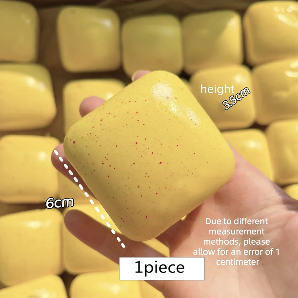 7Style Squishy Simulated Square Bread Squeeze Toy Stress Relief Slow Rising Small Toast Sensory Fidget Toys for Anxiety ADHD - Image 4