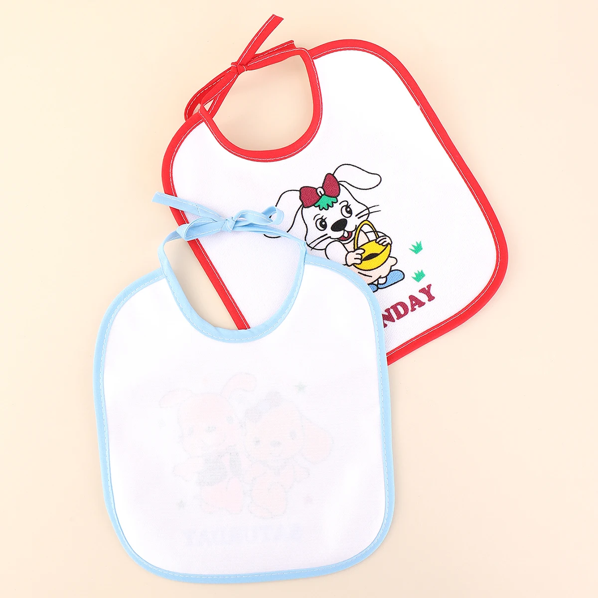 7pcs Weekly Without Repeating Baby Bibs U Shaped Newborn Infants Waterproof Printing Burp Cloths Saliva Towel for Baby - Image 5