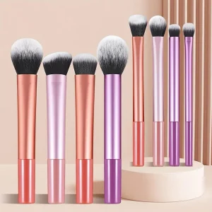 8Pcs/Set Colors Optional Makeup Brush Kit Soft Synthetic Hair Make Up Brushes Foundation Blush Eyeshadow Cosmetic Makeup Tools