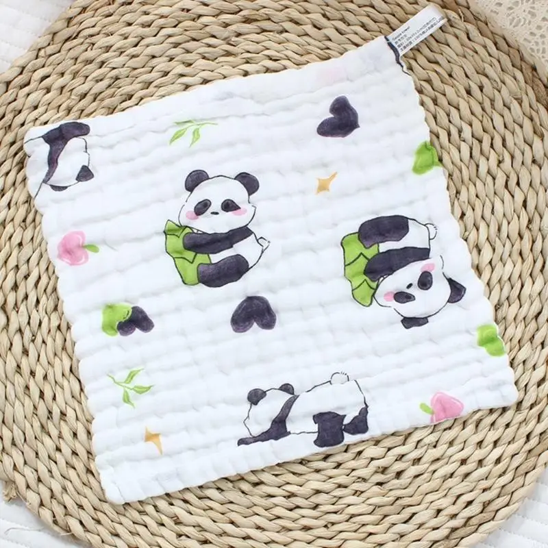 A5YC Multi Purpose Baby Feeding Bib Soft Cotton Burp Cloth Ergonomic Design 30x30cm For Active Toddler - Image 3