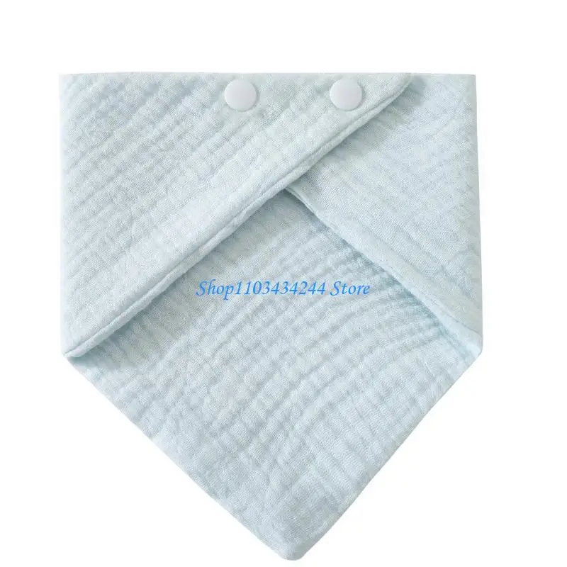 Absorbent Infant Drooling Bib Soft Saliva Towel Burping Cloth for Teething Baby - Image 5