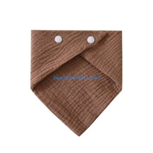 Absorbent Infant Drooling Bib Soft Saliva Towel Burping Cloth for Teething Baby