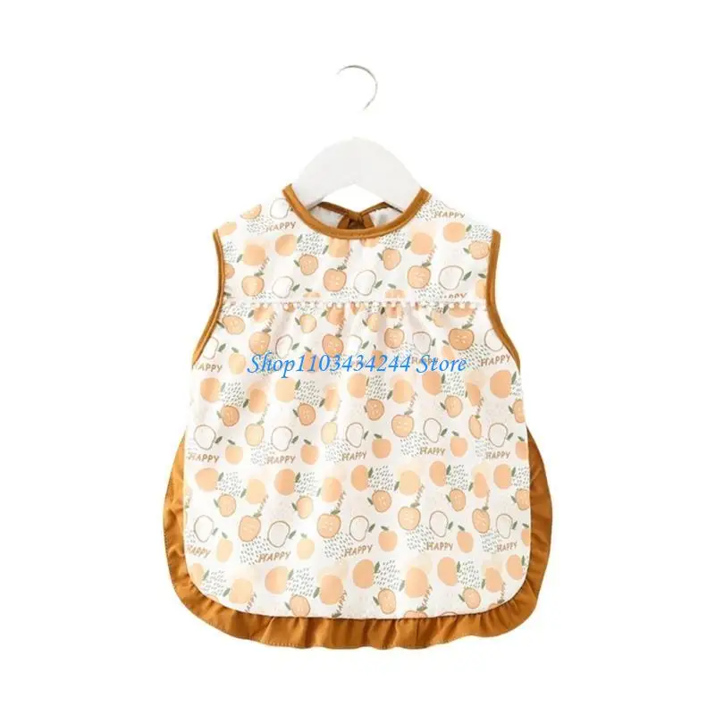 Adjustable Water Proofing Bib for Baby Comfortable Teething Bib Stain Resistant Burp Cloth for Mealtime Ages 0-4T - Image 2