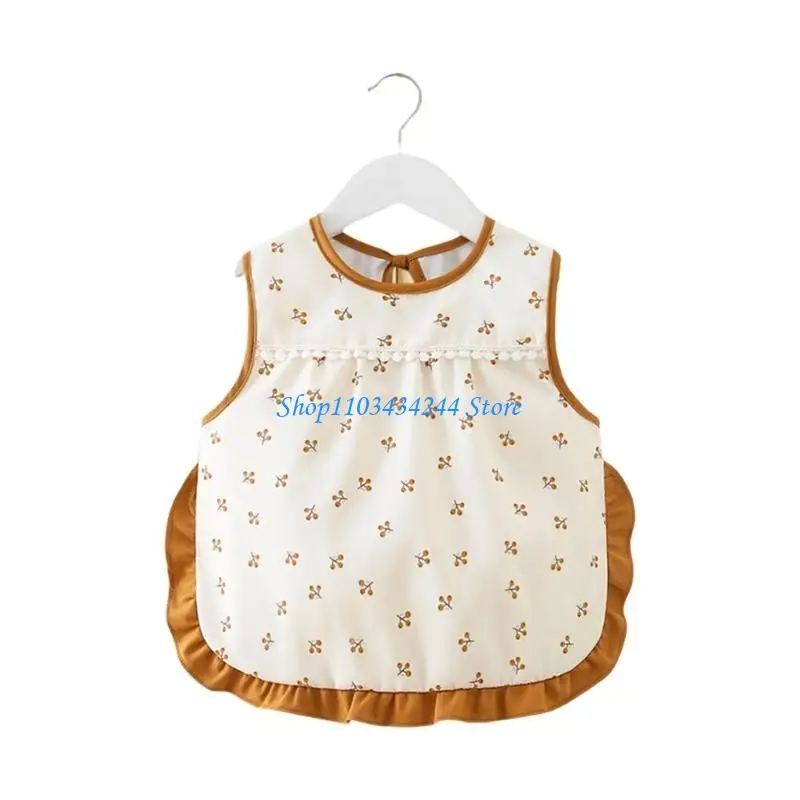 Adjustable Water Proofing Bib for Baby Comfortable Teething Bib Stain Resistant Burp Cloth for Mealtime Ages 0-4T - Image 5