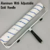 Aluminum alloy Adjustable Paint Roller Wall Painting Tools Replacements Accessory Roller Paint Brushes Wall Ceilings Alat