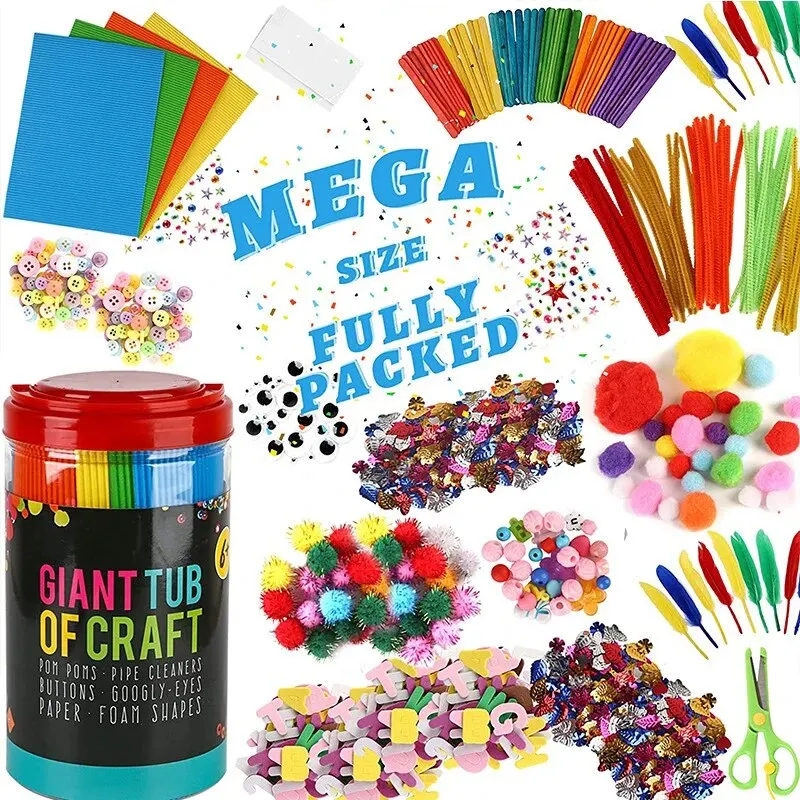 Arts and Crafts Supplies for Kids DIY Crafting School Kindergarten Homeschool Supplies Arts Set Toys for Children - Image 5
