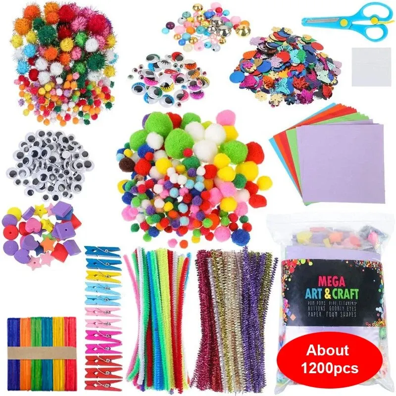 Arts and Crafts Supplies for Kids DIY Crafting School Kindergarten Homeschool Supplies Arts Set Toys for Children - Image 6