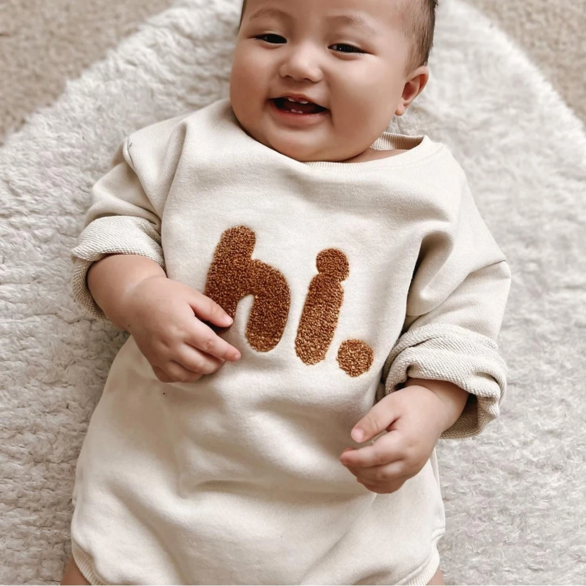 Autumn Newborn Baby Rompers Infant Kids Cotton Long Sleeve Letter Embroider Boy Girls Jumpsuits Baby Boys Girls Clothes - Image 6