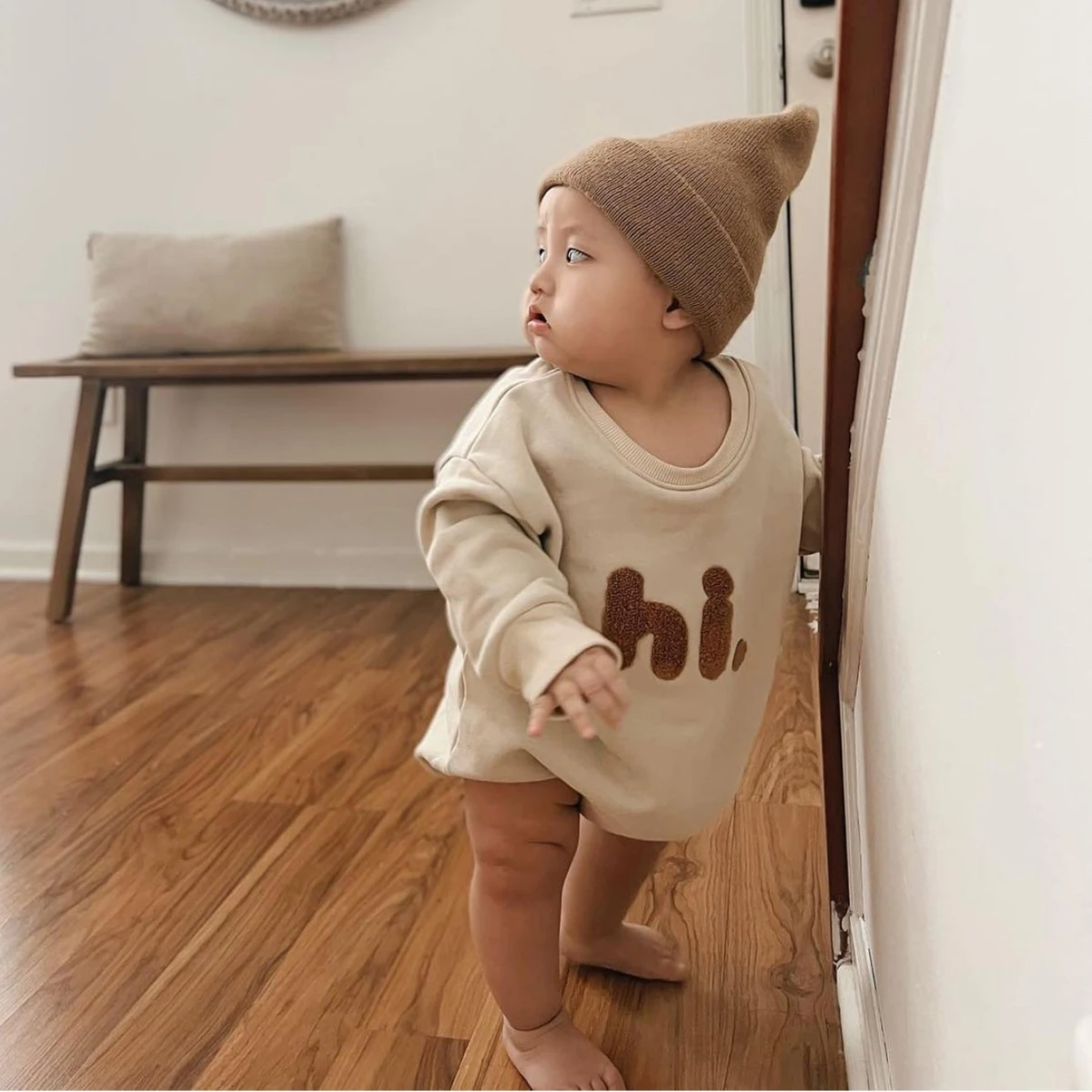 Autumn Newborn Baby Rompers Infant Kids Cotton Long Sleeve Letter Embroider Boy Girls Jumpsuits Baby Boys Girls Clothes - Image 5
