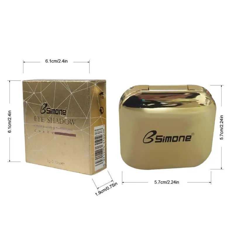 BSIMONE Mini 3-Color Eyeshadow Palette - Long-Lasting, Mirror Effect Component, Nice Touch No-Fly Powders With Matte Super Nice - Image 6