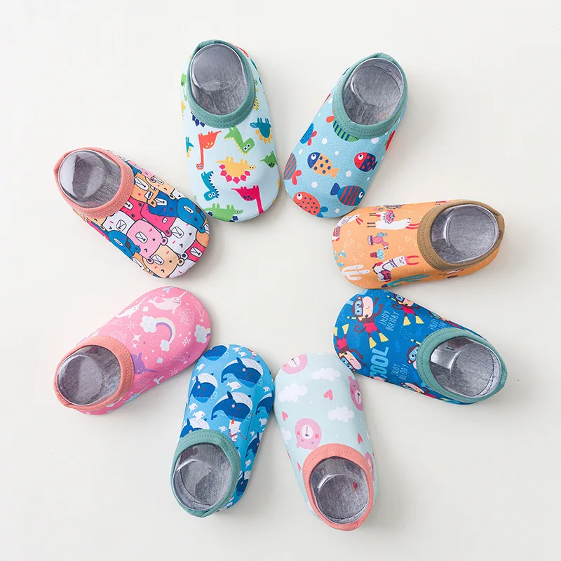 Baby Anti-slip Socks Cute Kids Slippers Newborn Warm Crib Floor Shoes with Rubber Sole Children Boy Toddler Shoes For 0-24Month - Image 4