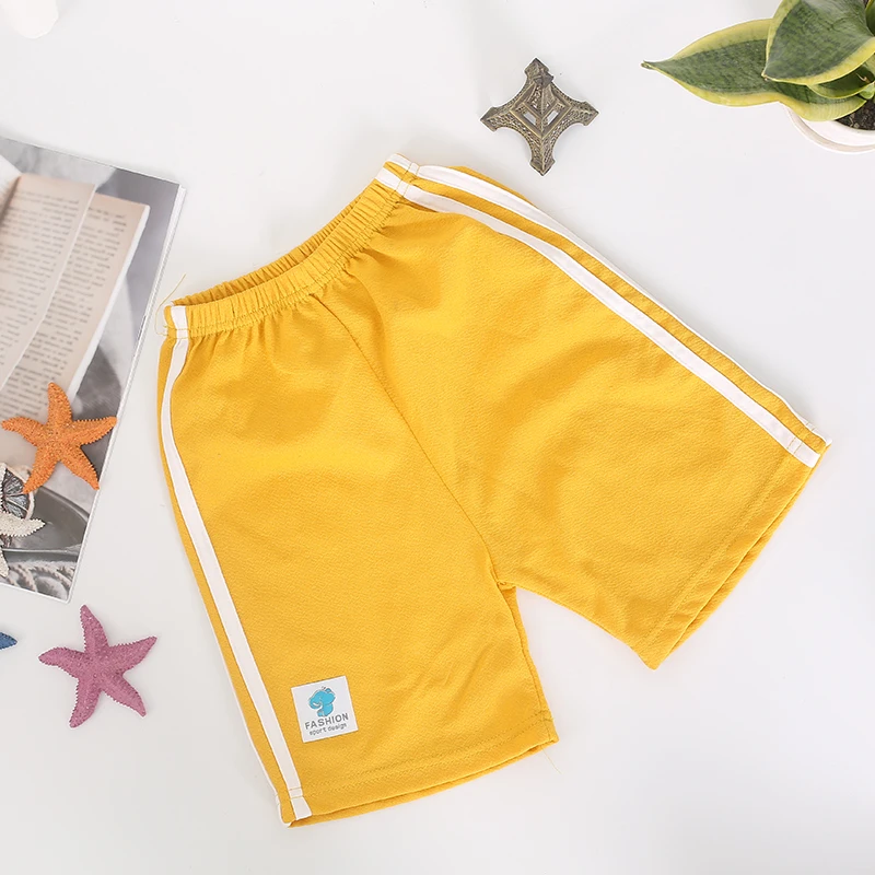 Baby Boys Girls Shorts Kids Toddler 1 to 2 3 4 5 6 7 8 9 10 11 Years Cute Polyester Yellow Children Shorts Korean Summer Clothes - Image 5