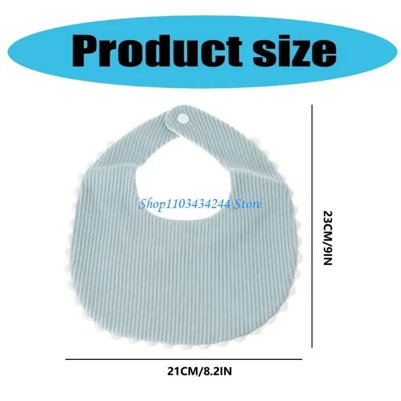 Baby Feeding Bib for Infant Toddler Newborn Soft Bib Saliva Towel Drooling Apron - Image 6