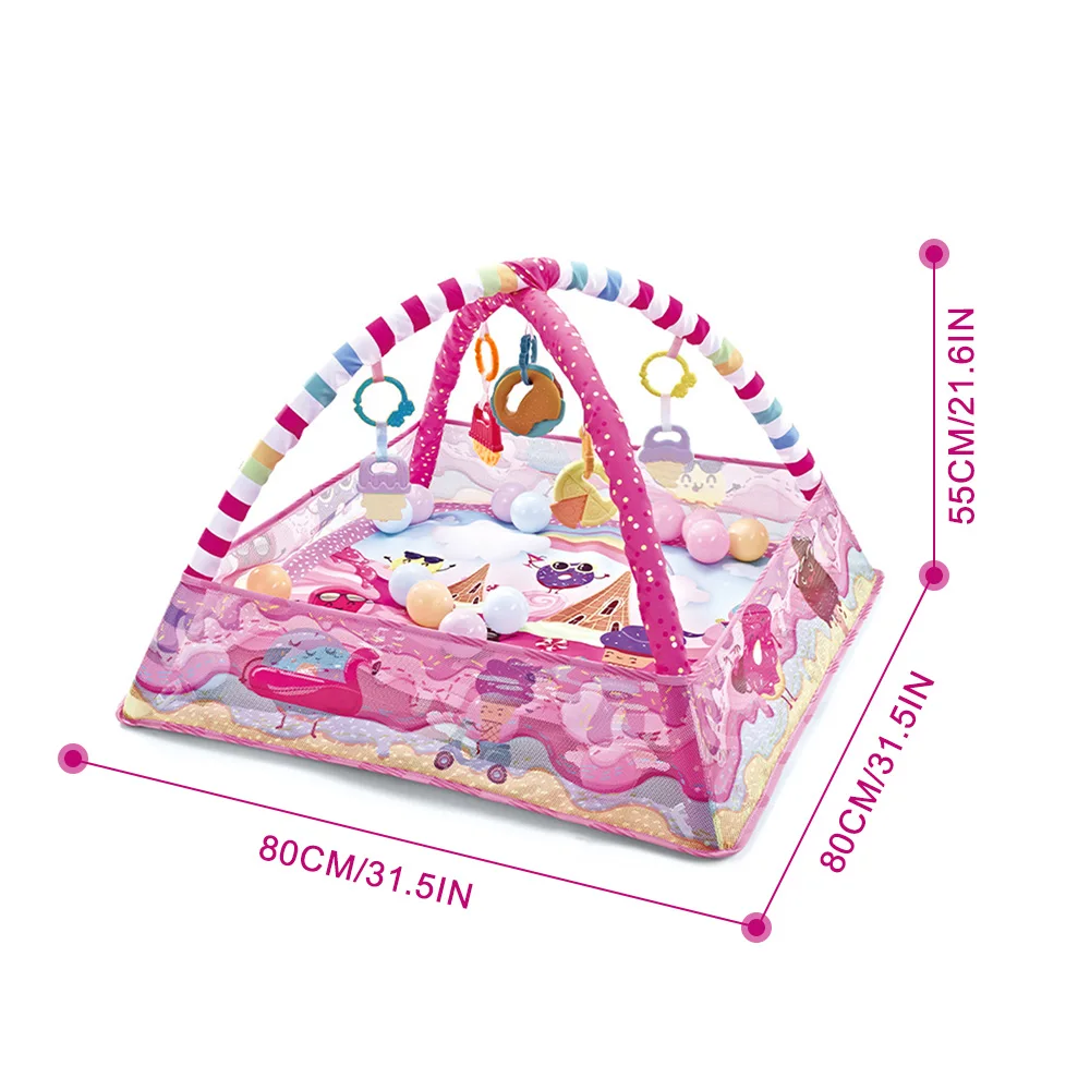Baby Fitness Frame Crawling Play Mat Multifunction Fence Floor Toddler Activity Gym Game Rack Activity Blanket For Baby Toy Gift - Image 2