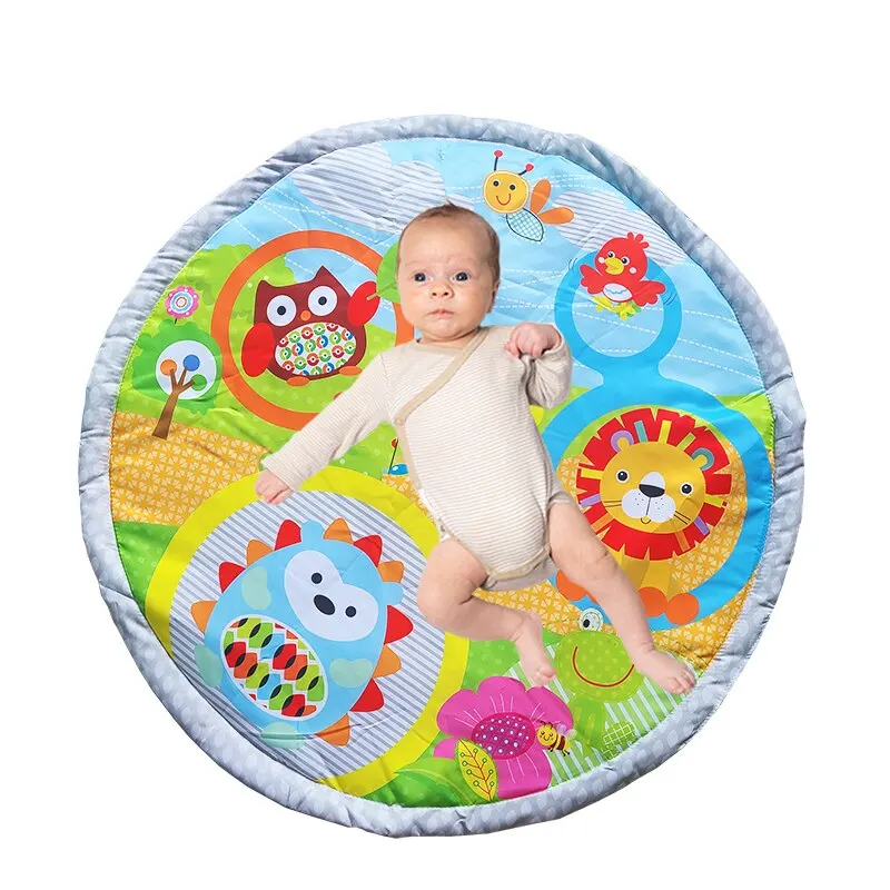 Baby Play Gym Play Mat Tummy Time Fitness Frame Activity Rack with 5 Detachable Toys Newborn Sensory Skill Development Kids Rug - Image 4
