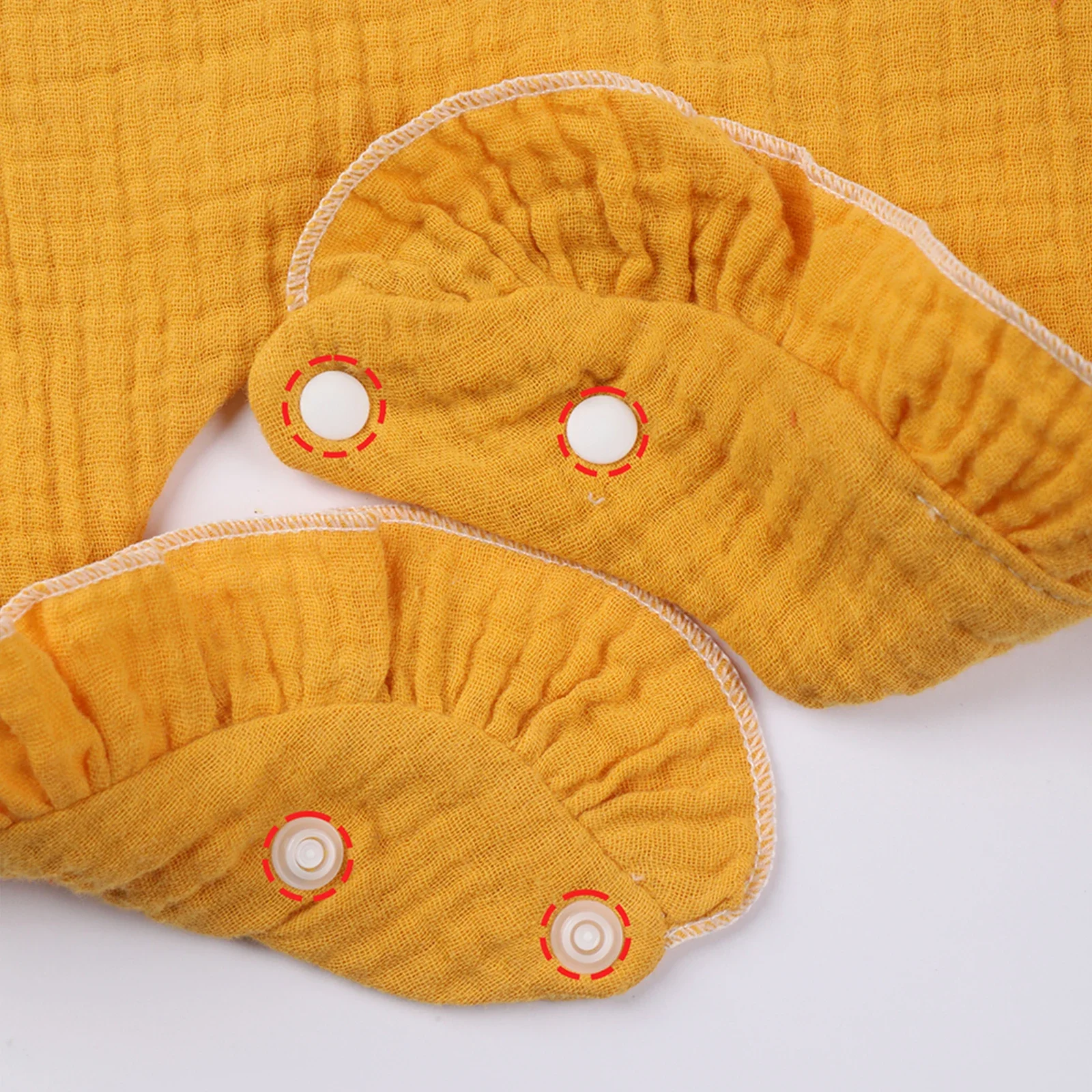 Baby Saliva Towel Infants Feeding Drool Bib lace Floral Soft Cotton Burp Cloth for Newborn Breathable Kids Bibs with Ruffle - Image 4