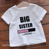 Big Brother Big Sister Kids Summer Girls & Boys Funny Tshirt Children Print T-shirt Fashion Casual Baby White Clothes