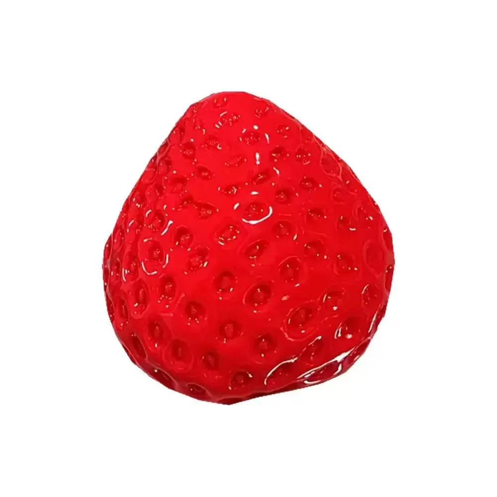 Big Strawberry Squeeze Taba Squishy Toy Kawaii Red Pink Squishies Fidget Toy Fruits Vegetables Soft Girl Birthday Gift Toy - Image 6