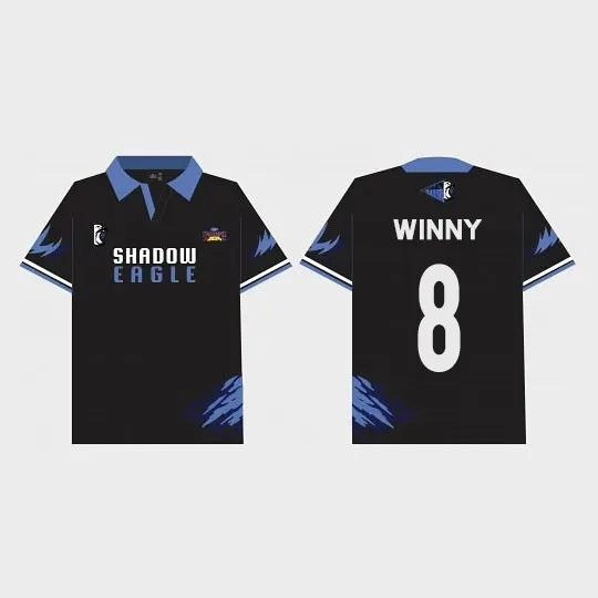 Black Blue Polo Jersey Polo Men's T-shirts Custom Name Number Claw Accent Soft Comfy Tee For Training And Casual Outfit Tshirt - Image 4