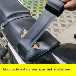 Black Repair Tape for E-Bike Seat/Chair/Sofa Cushion, Strong Adhesion Leather repair tape