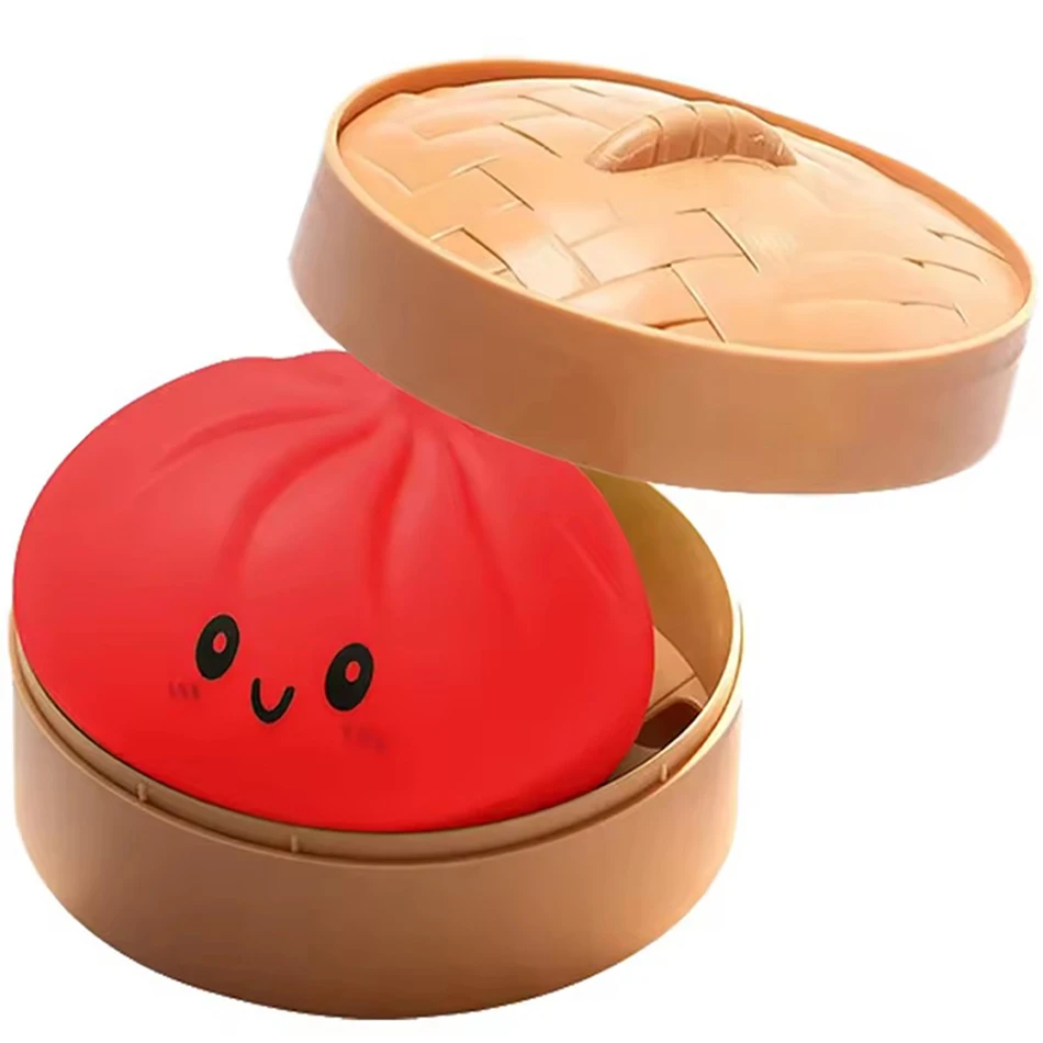 Blind box Colorful Simulated Dumpling Squishy Relaxing Relieve Anxiety Antistress Enhance Happiness Rebound Squeeze Reliever Toy - Image 6