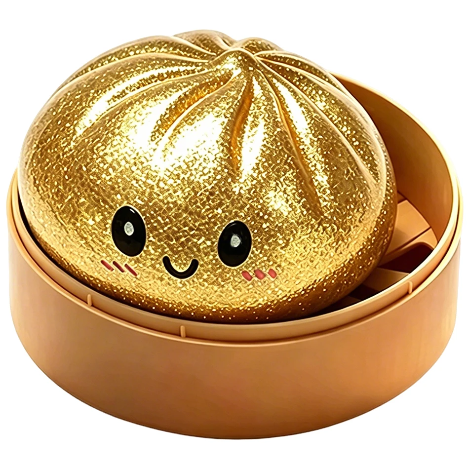 Blind box Colorful Simulated Dumpling Squishy Relaxing Relieve Anxiety Antistress Enhance Happiness Rebound Squeeze Reliever Toy - Image 2