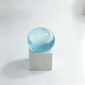 Blue Maltose Squishy Toy Cute Mochi Anti Stress Fidget Toy Soft Simulated Bule Transparent Ball Quick-rebound Decompression Toy