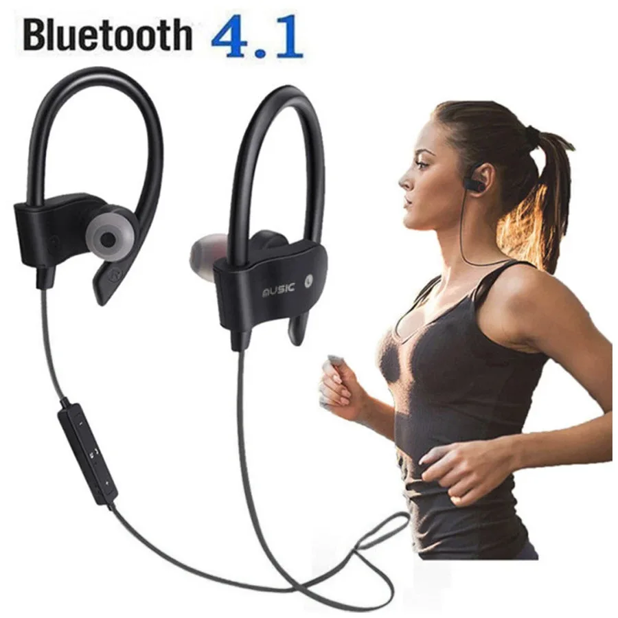 Bluetooth Headphone Wireless Earphones Waterproof Music Bluetooth Sport Earphone Stereo bass Headset with Mic for All Smartphone - Image 2