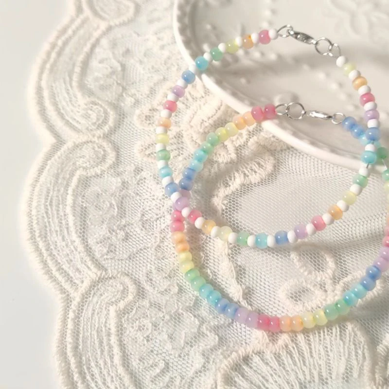 Bohemian Style Bracelet Colorful Beaded Bracelet For Women Girls Simple Sweet Versatile Bracelet Jewelry Accessories Gifts - Image 3