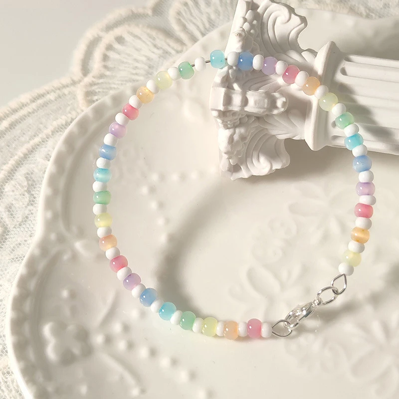 Bohemian Style Bracelet Colorful Beaded Bracelet For Women Girls Simple Sweet Versatile Bracelet Jewelry Accessories Gifts - Image 5
