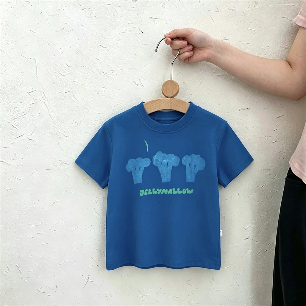 Boys Cartoon Tshirt Loose Sports Summer Clothes Crewneck Pullovers Thin Pure Cotton Tees Children New Design Cute Printed Tops - Image 3
