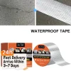 Butyl Tape Waterproof Aluminum Foil Tape Aluminum Foil Butyl Rubber Tape for RV Repair Window Boat and Pipe Sealing