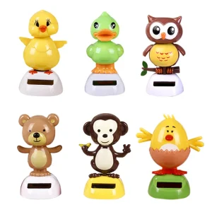 Car Decoration Accessories Car Solar Decoration Cartoon Creative Shaking His Head Cute Owl Grizzly Doll Doll Gift