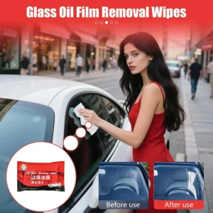 Car Glass Oil Film Cleaner Windshield Oil Film Cleaning Wipes Windshield Cleaning Wipes Vehicle Interior Stain Removal Supplies