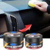 Car Plastic Restorer Back To Black Gloss Auto Interior Leather & Panel Renewal Wax Coating Agent Auto Polish And Repair Coating