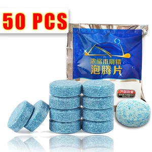 Car Windshield Solid Cleaner Effervescent Tablets Car Washer Agent Universal Glass Washer Dust Soot Auto Accessories