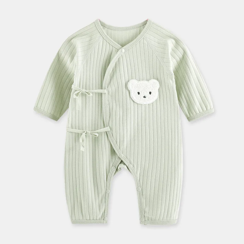 Cartoon Bear Baby Romper Four Season Korean Newborn Boy Girl Long Sleeve Cotton Jumpsuit Kids Clothes Infant One Piece Outfits - Image 4