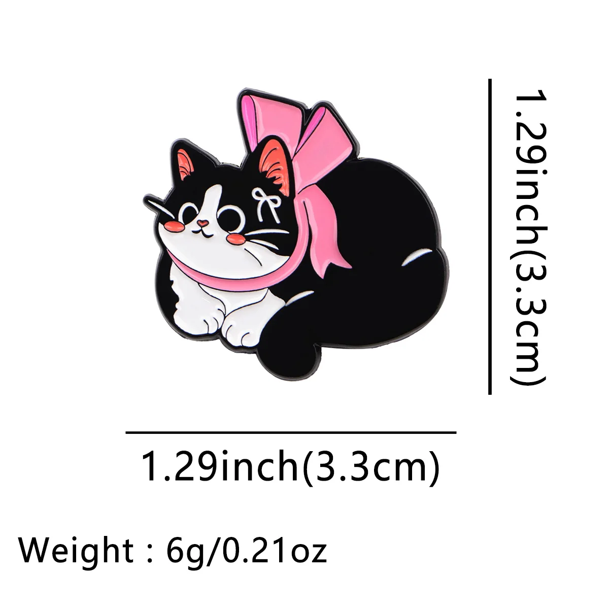 Cartoon Tuxedo Cat Lapel Pins for Backpacks Children Brooches for Clothes Cute Enamel Pin Metal Badges Jewelry Toys Gifts - Image 5