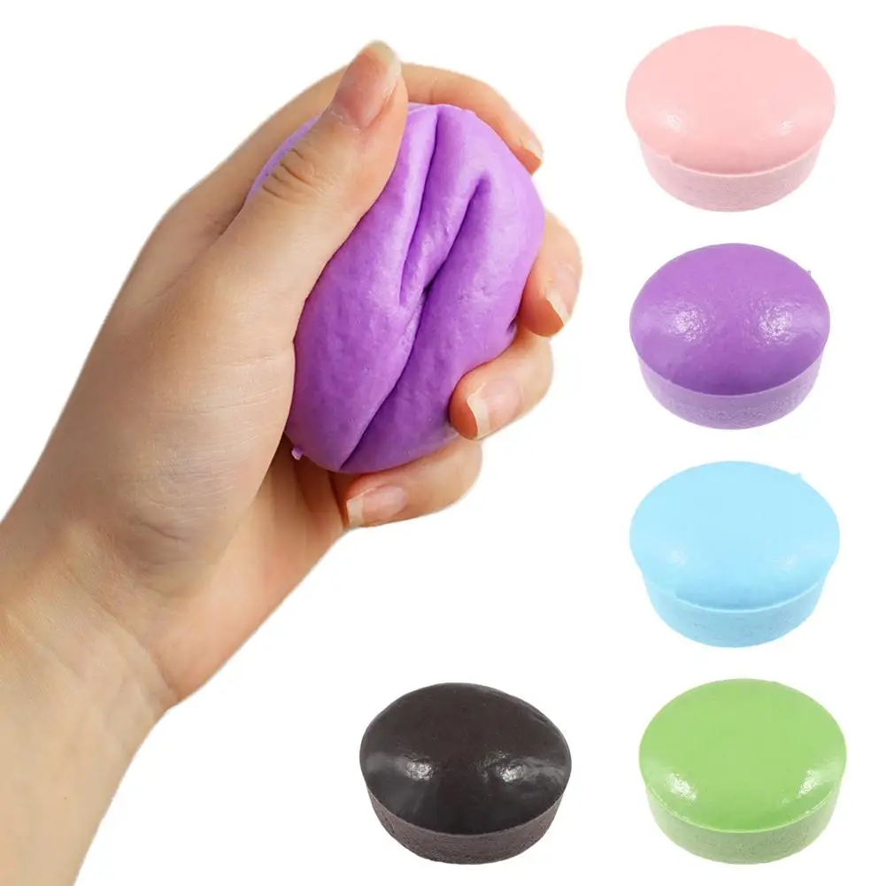 Color Cake Slow Rebound Pinch Decompression Vent Toy Bread Stress Relief Toy Mini Slow Rising Vent Creative Gift - Image 2
