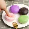 Color Cake Slow Rebound Pinch Decompression Vent Toy Bread Stress Relief Toy Mini Slow Rising Vent Creative Gift